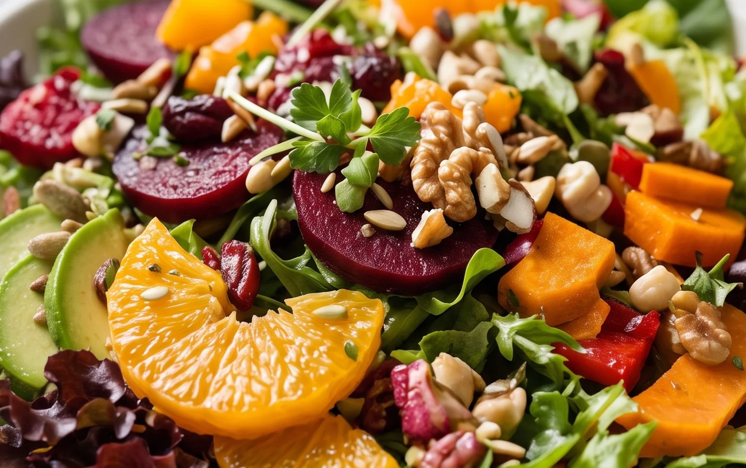 Healthy Fall Salad With Roasted Squash Recipe