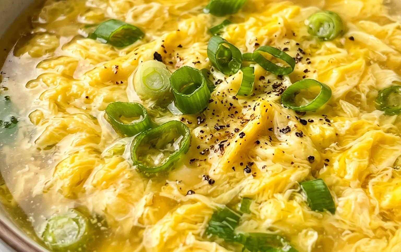 Homemade Egg Drop Soup (Keto & Gluten Free)