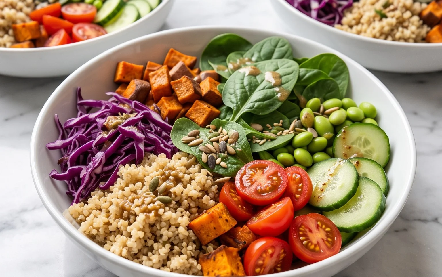 Easy Quinoa Veggie Power Bowls Recipe