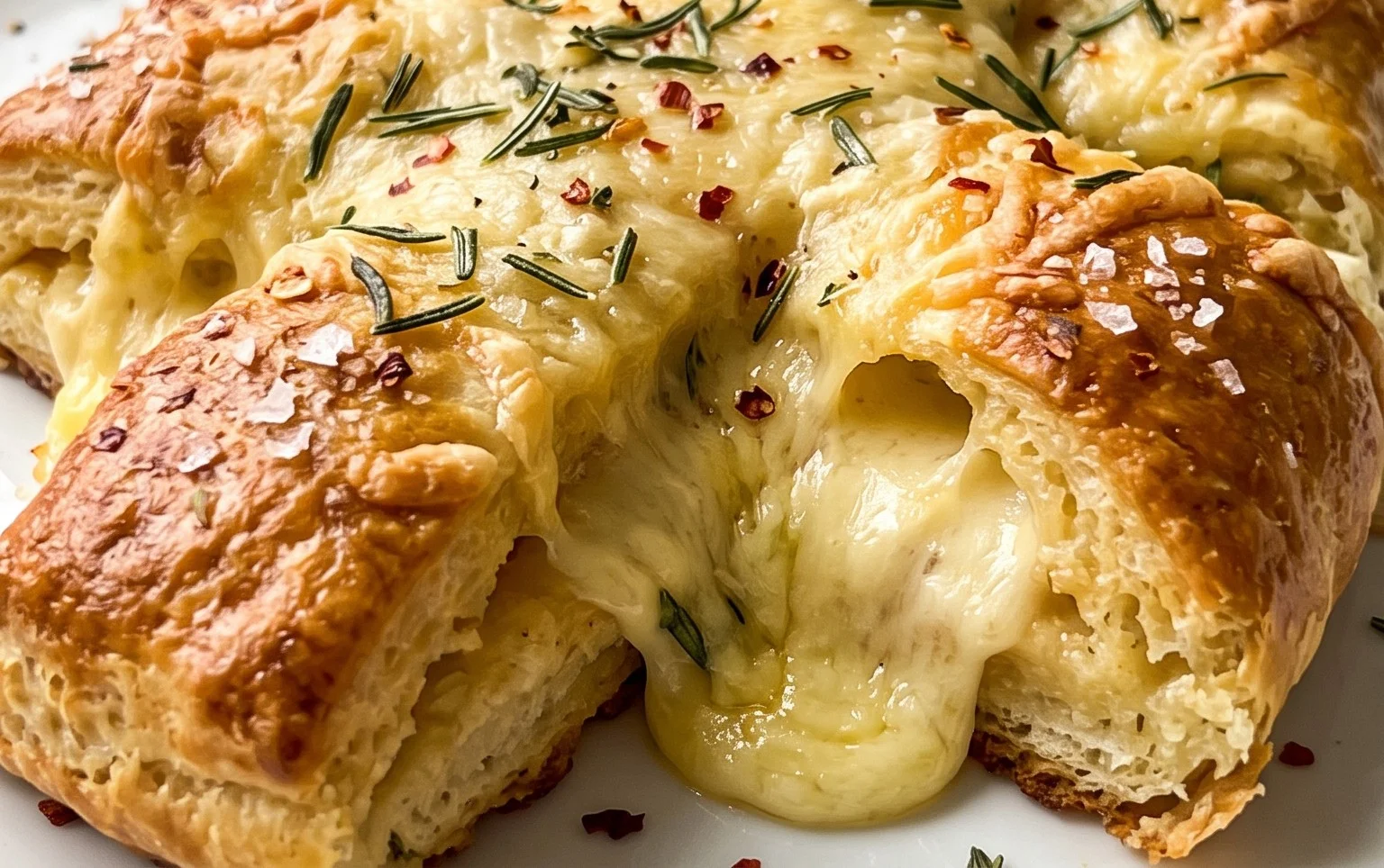 Cheesy Christmas Tree Bread