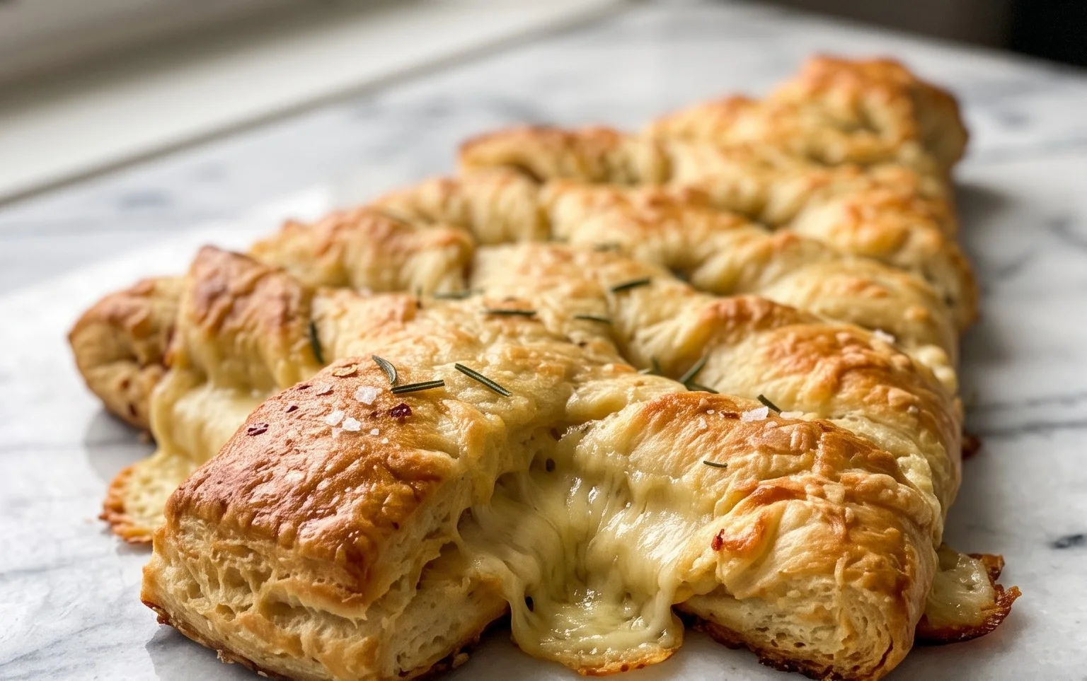 Easy Cheesy Christmas Tree Bread Recipe