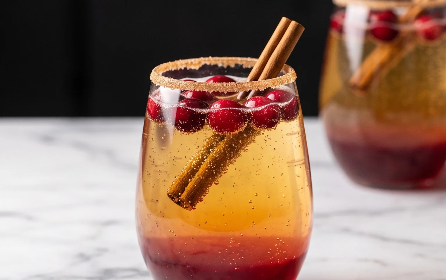 Cinnamon Apple Cranberry Mimosa Recipe